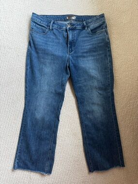 KUT from the Kloth Kelsey High Rise Ankle Flare Clean Hem